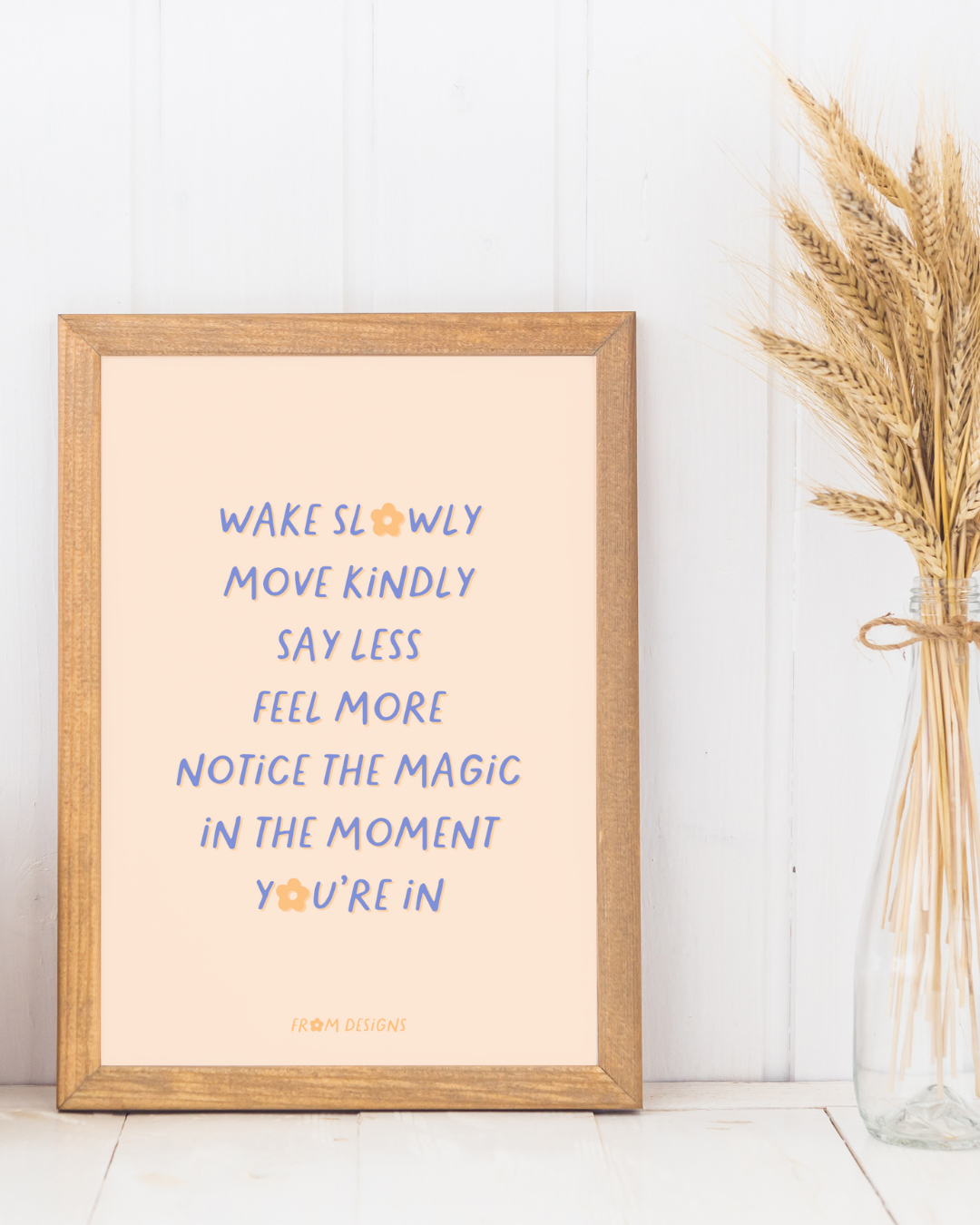Small Moments - A3 Print - Peachy Cream Edition