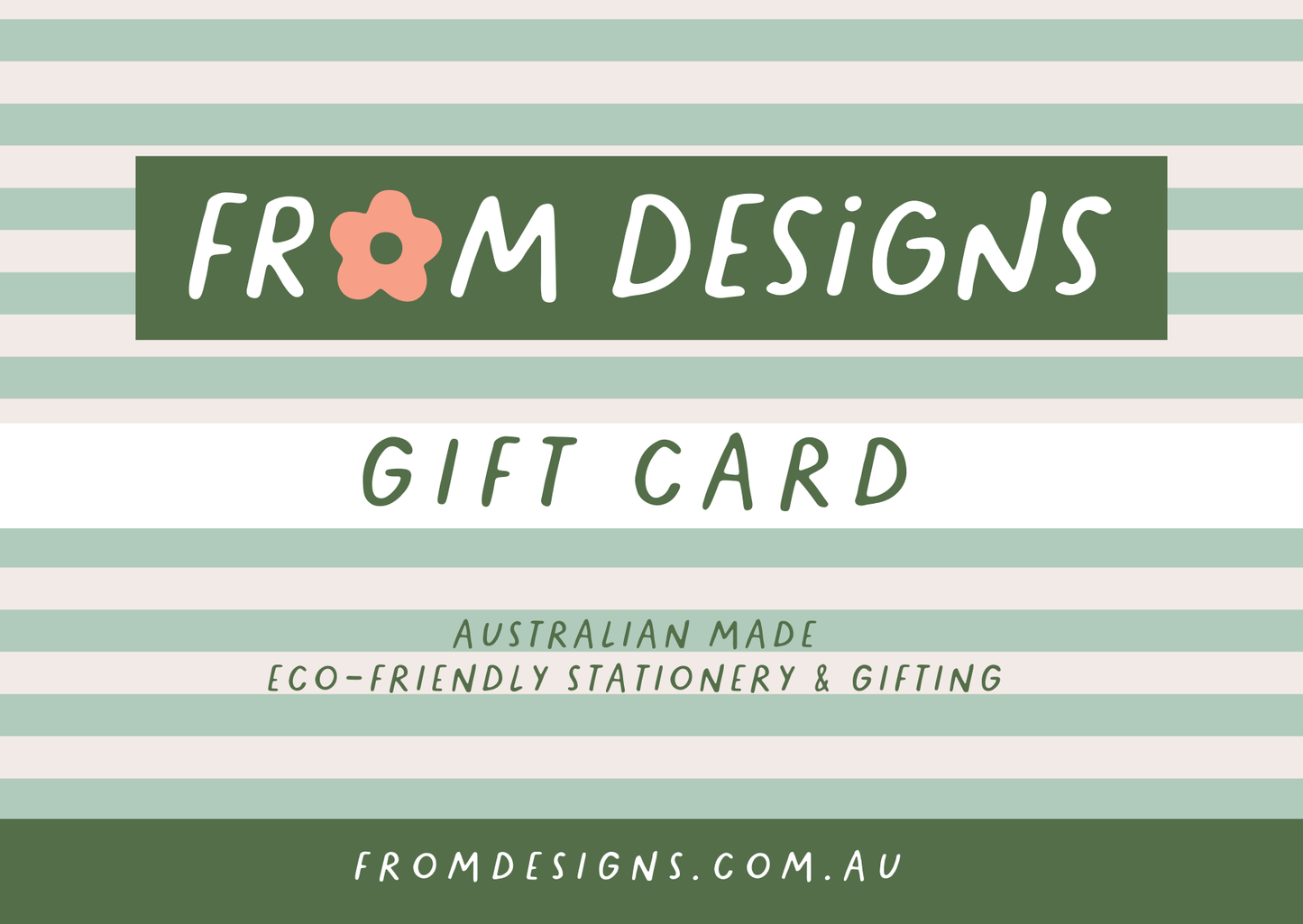 From Designs Gift Card