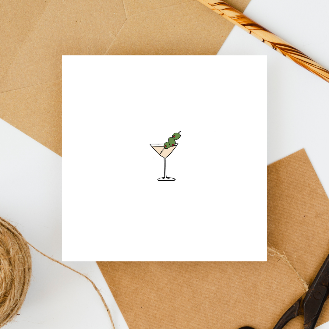 Dirty Martini Card