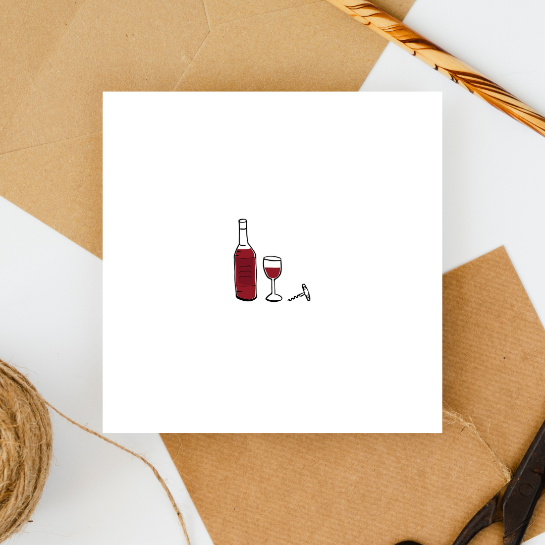 Red Wine Card