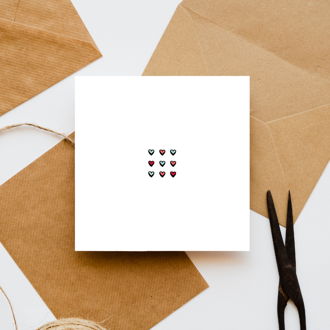 Mini Hearts Card