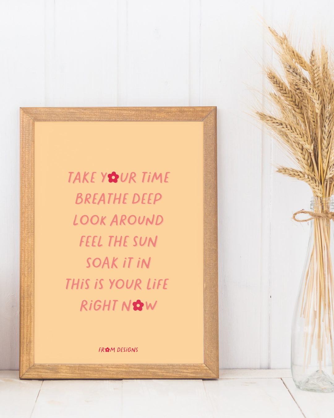 Soak It In - A3 Print - Salt Orange Edition