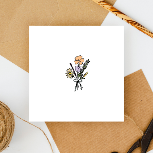 The Fancy Flowers Card