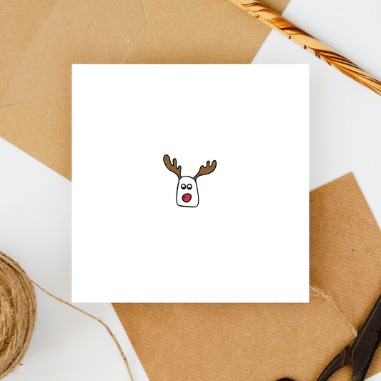 Reindeer Christmas Card