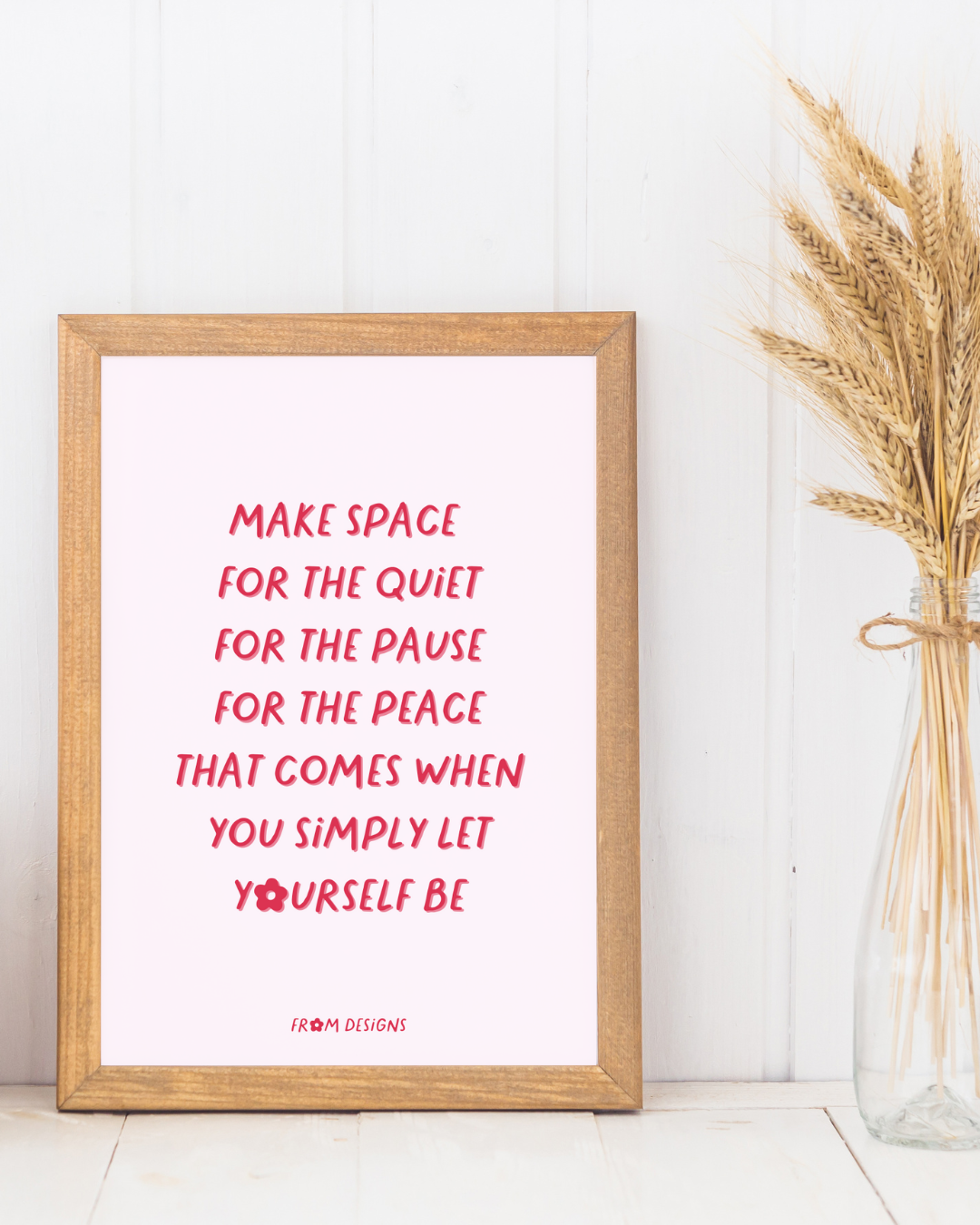 Quiet Moments - A3 Print - Sky Pink Edition