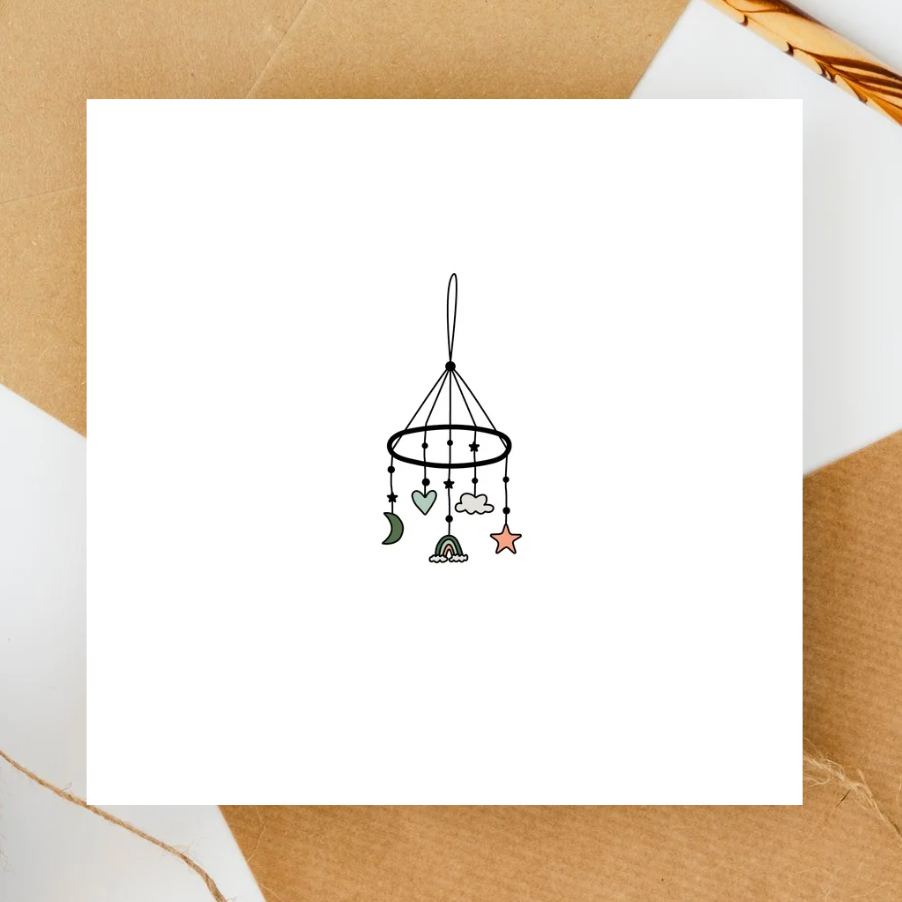Baby Mobile Card