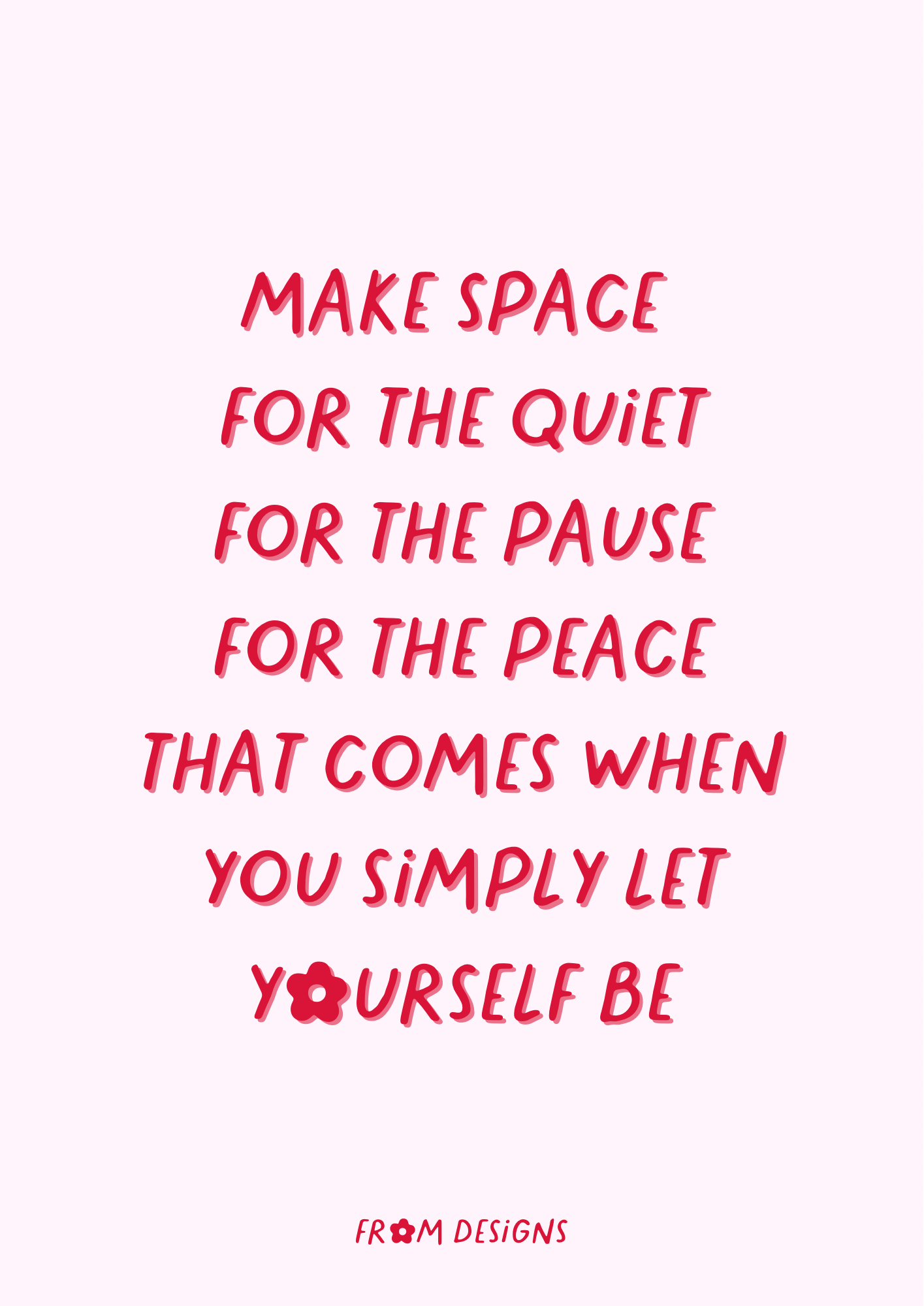 Quiet Moments - A3 Print - Sky Pink Edition