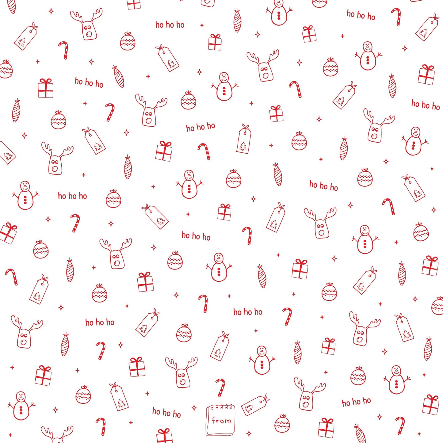 Premium Quality Jolly Christmas Wrapping Paper