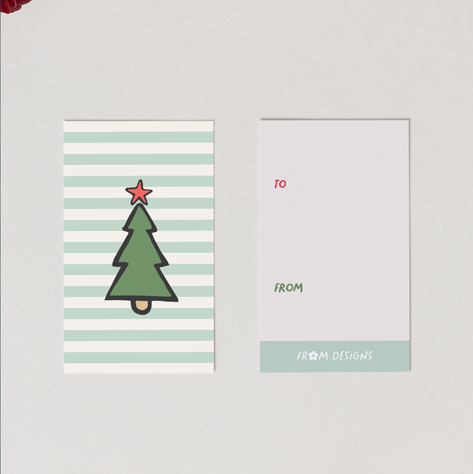 Christmas Tree Gift Tag