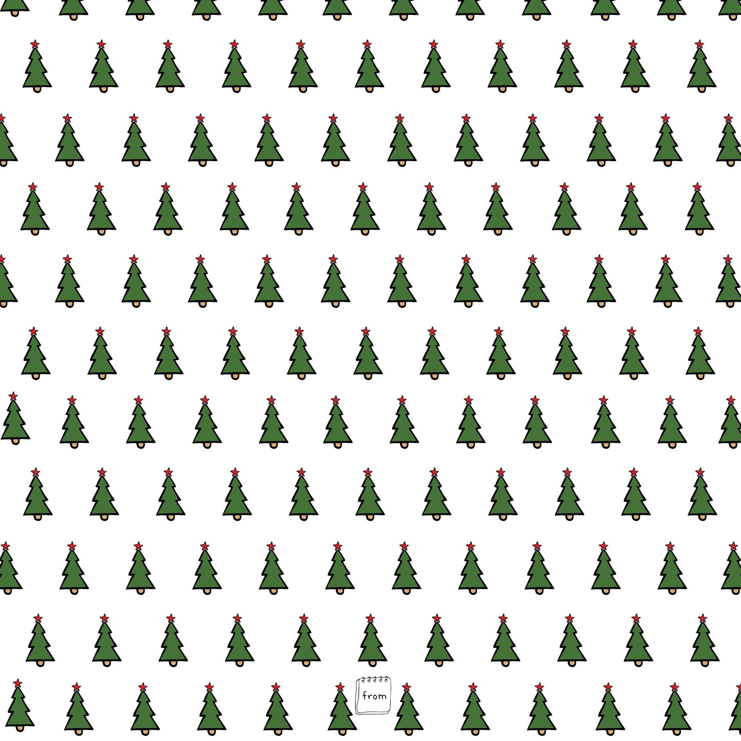 Premium Quality Christmas Tree Wrapping Paper